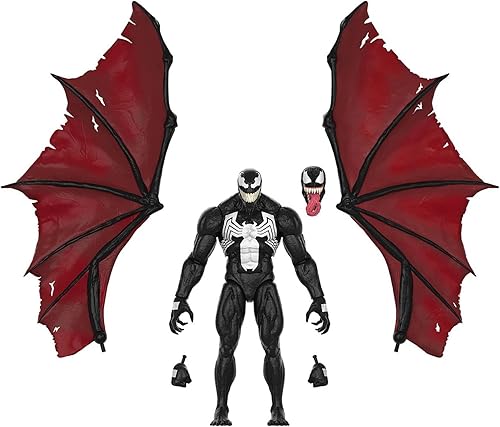 Miniatura 5 de Marvel Legends Series 60th Anniversary Knull and Venom - Juego de 2 figuras de acción King in Black de 6 pulgadas, 5 accesorios