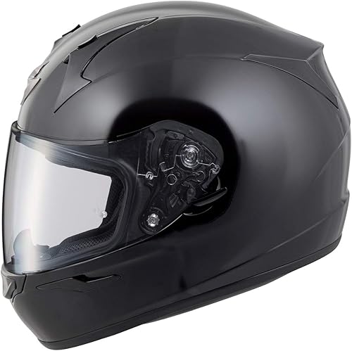 Miniatura 1 de ScorpionEXO R320 Casco de Motocicleta de Cara Completa con Carcasa de Policarbonato con Escudo Listo para Pinlock y Bolsillos para Altavoces Listos