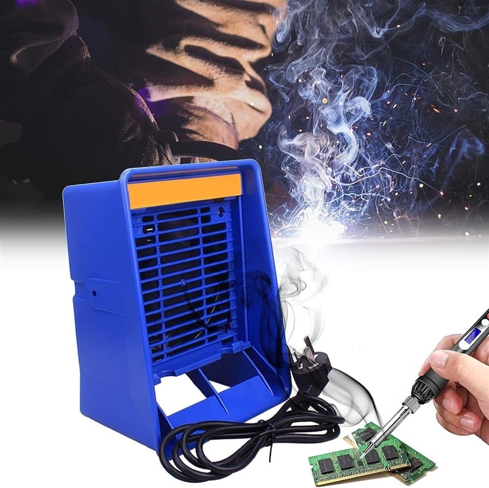 DTREEL Solder Iron Exhaust Fan Solder Fume Extractor Fume