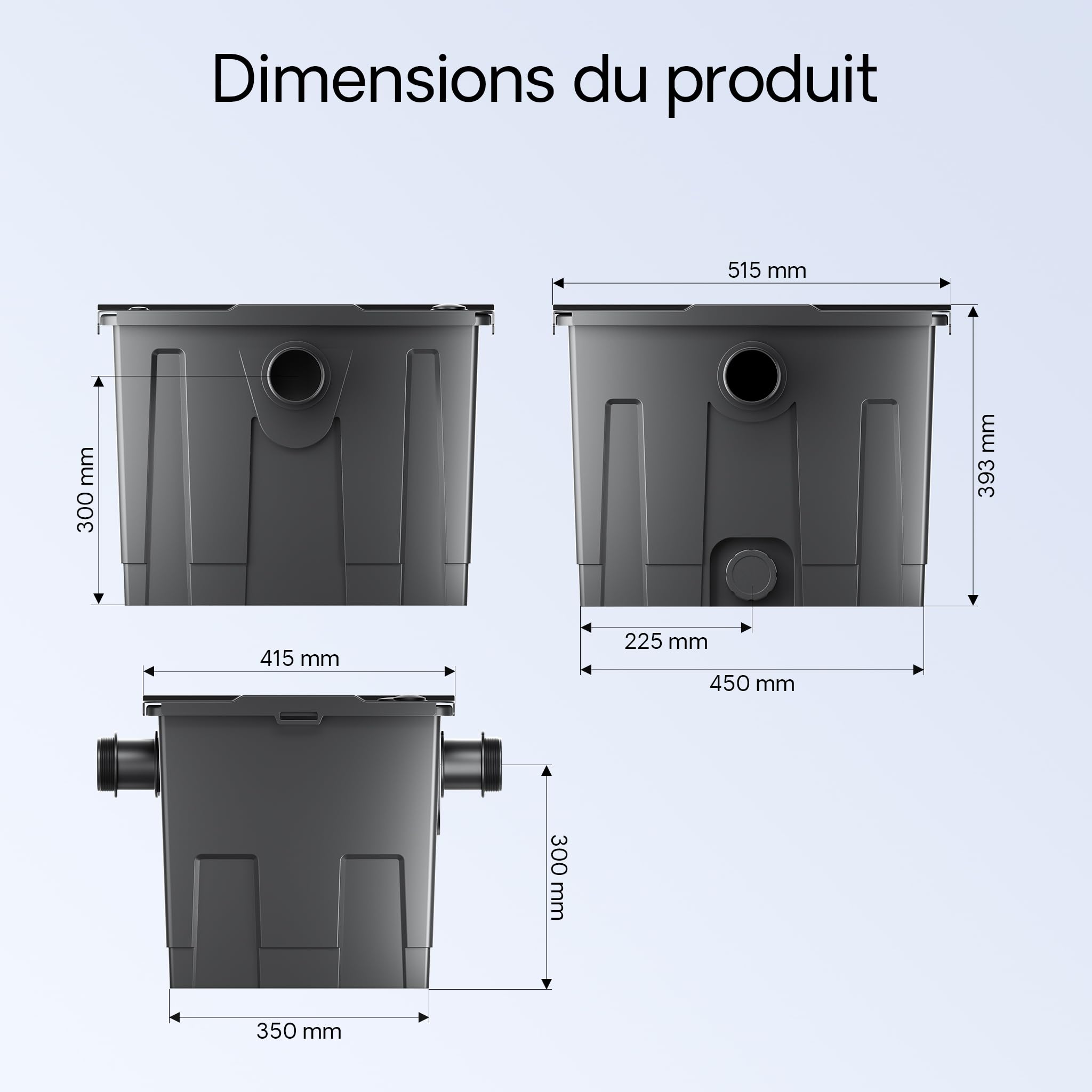 SunSun Upgrade Kit 2 pour CBF-350B et CBF-350C Filtre Biologique de Bassin ou d’étang - 540 x 460 x 430 mm - capacité Max 90000 l - Filtration Eau à Grand débit