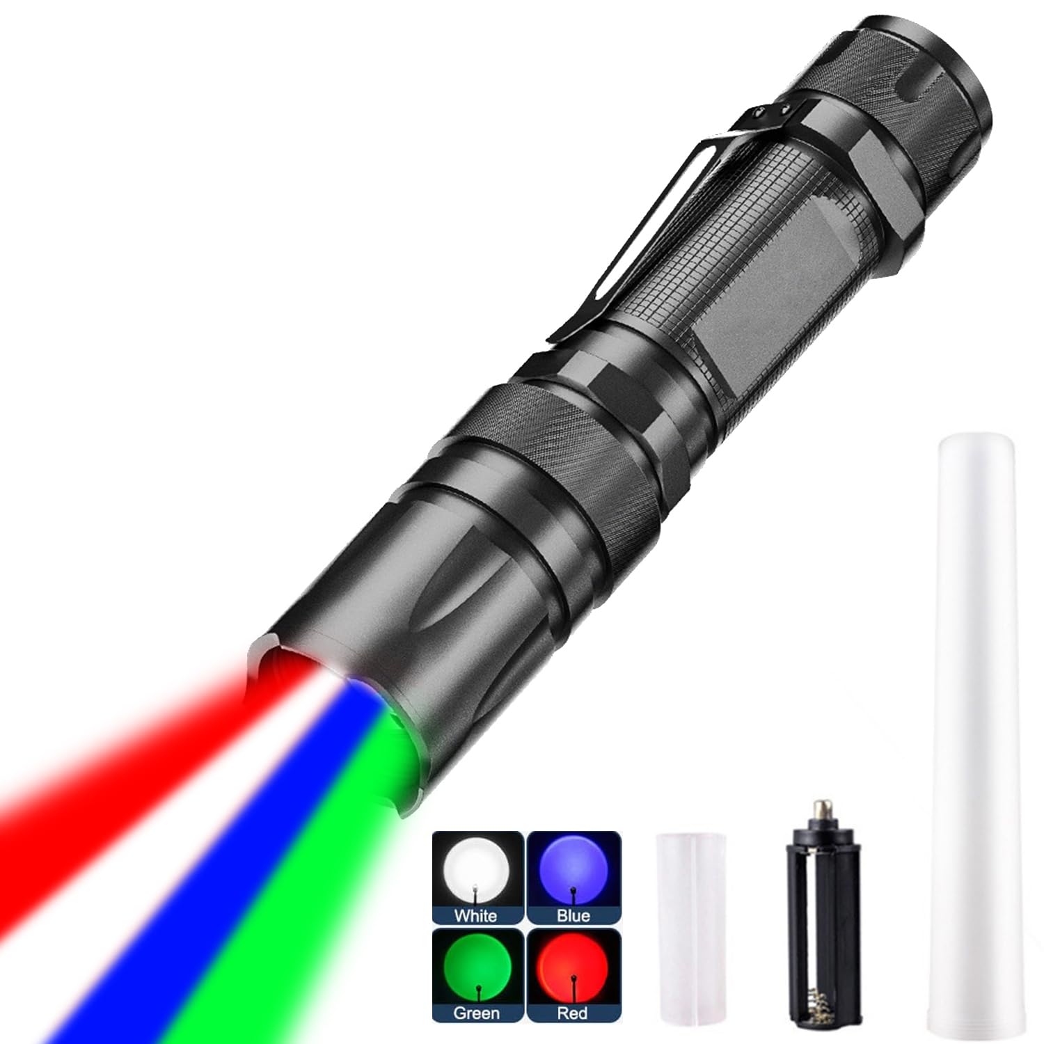 Lampe Torche Nocturne Lumière Rouge Et Blanche 2 En 1 Lampe De Poche