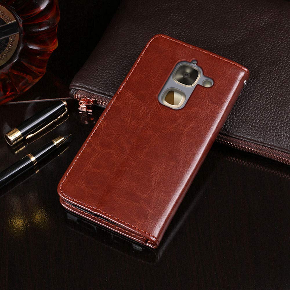 Custodia e cover per LeEco Le S3,Custodia a portafoglio in con supporto per LeEco Le S3,Custodia magnetica per telefono, custodia con slot per schede