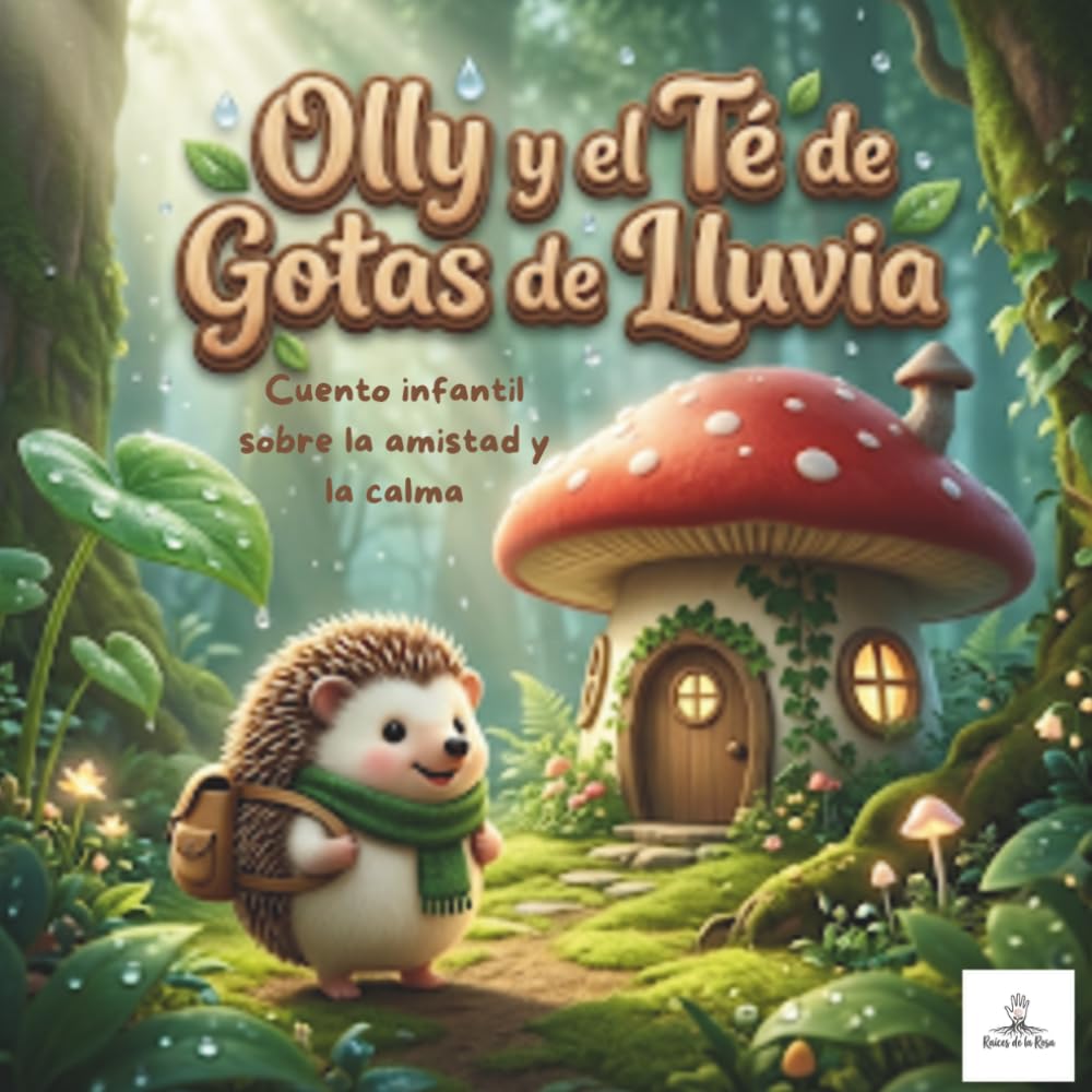 Olly y el Té de Gotas de Lluvia: Una Aventura Cinematográfica en 3D sobre la Amistad | Cuento Infantil con Rimas Dulces para Niños de 3 a 6 años (El Refugio de Olly)