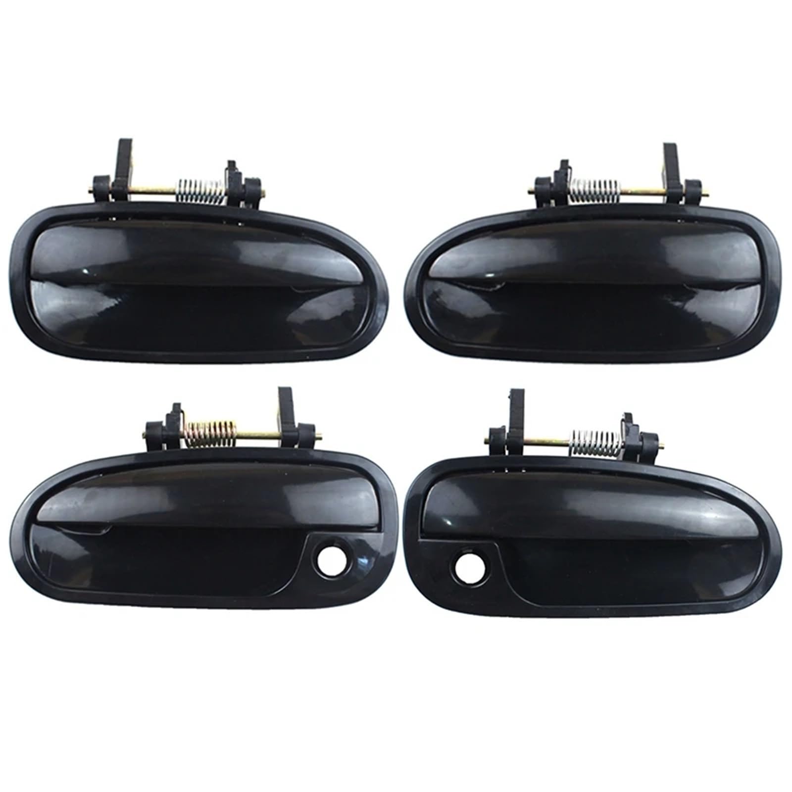 POKNGBI Car Door Handle 4PCS Car Outside Exterior Door Handle Fit for Civic EK3 1996 1997 1998 1999 2000