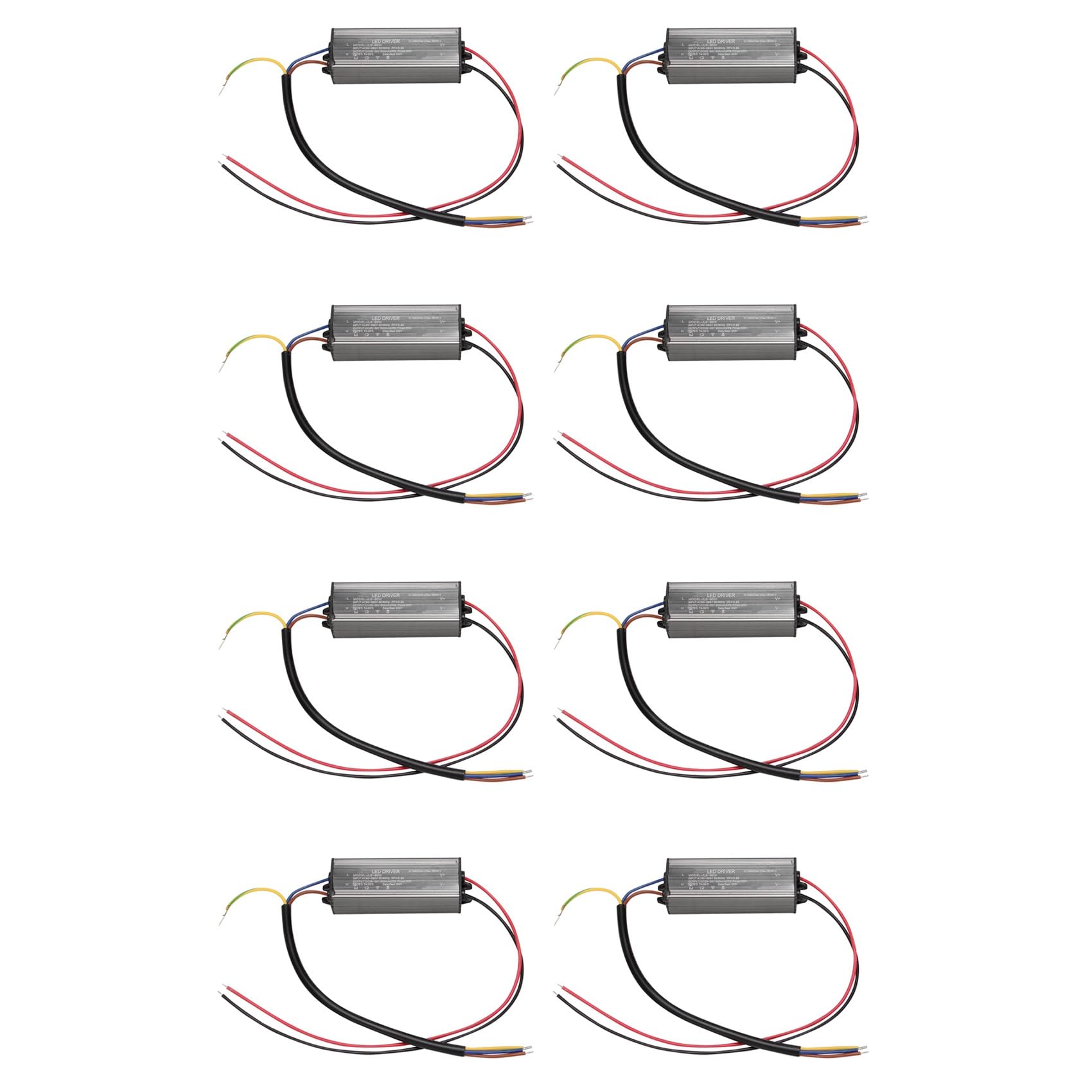 Jnchdghwa As Shown 8X 30W Led Driver Constant Current Driver Power Supply Transformer Waterproof