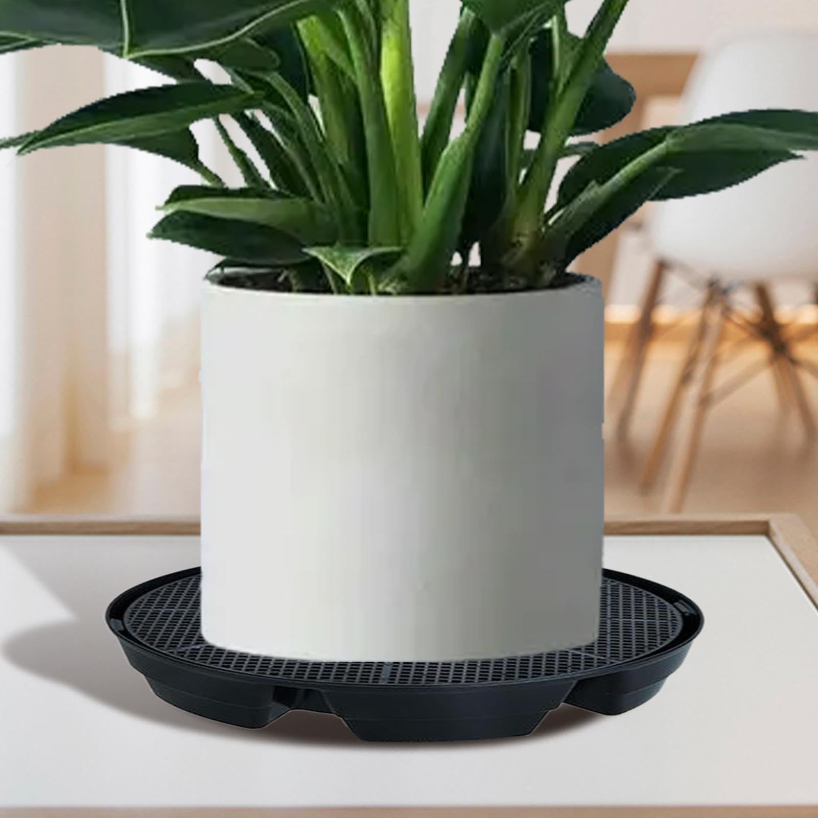 Base Autoirrigante 4 Pezzi Dispositivi Giardinaggio Fiori Da Vaso | Sottovaso Con Irrigazione Automatica Per Serra, Patio, Sentiero, Cortile, Fattoria, Tenda Da