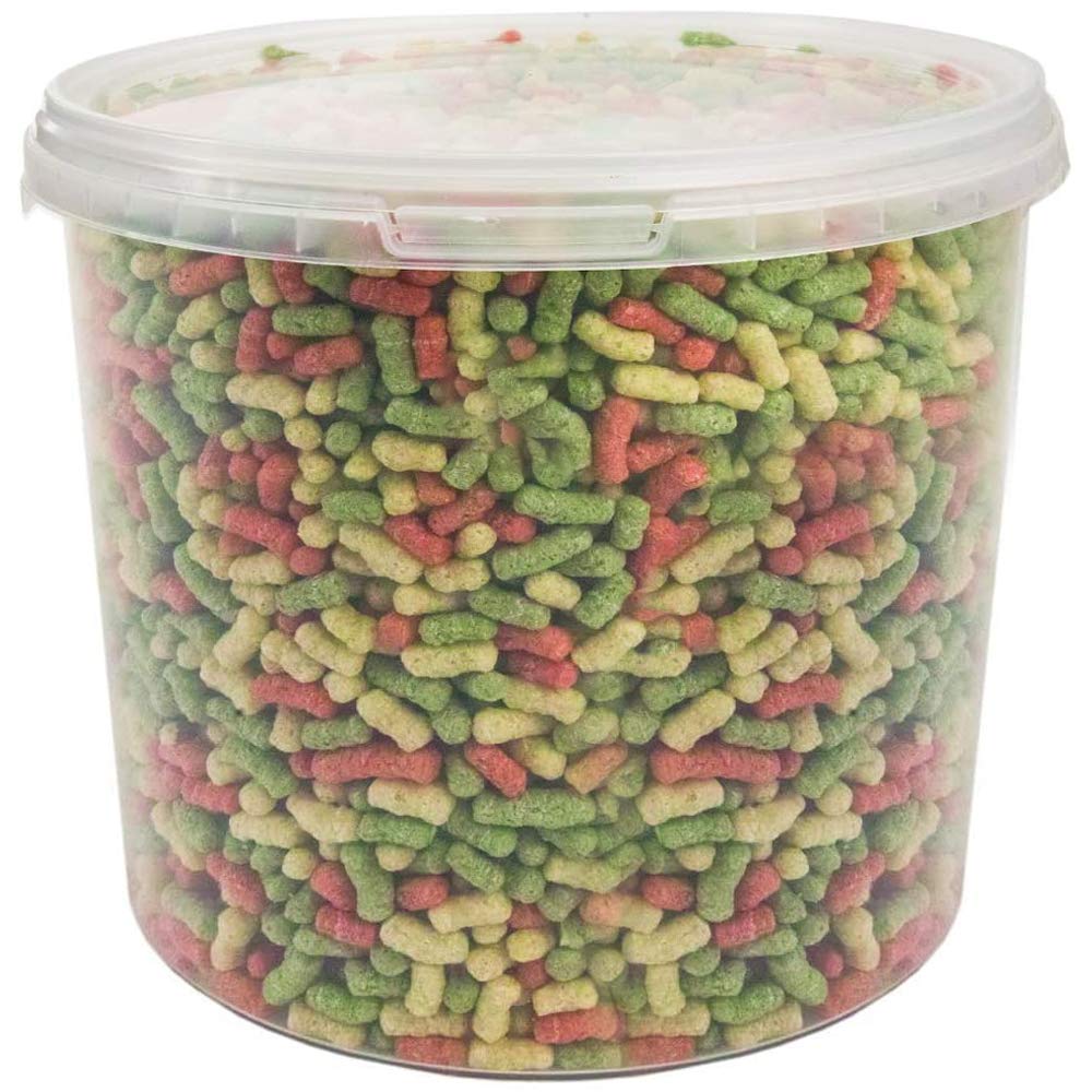 GardenersDream Colour Mix Fish Sticks - 4mm Premium Grade Healthy & Nutritious Food - Naturally Balanced Feed for Ornamental Cold-Water Aquarium Fish - Great Source of Minerals & Vitamins (5L)