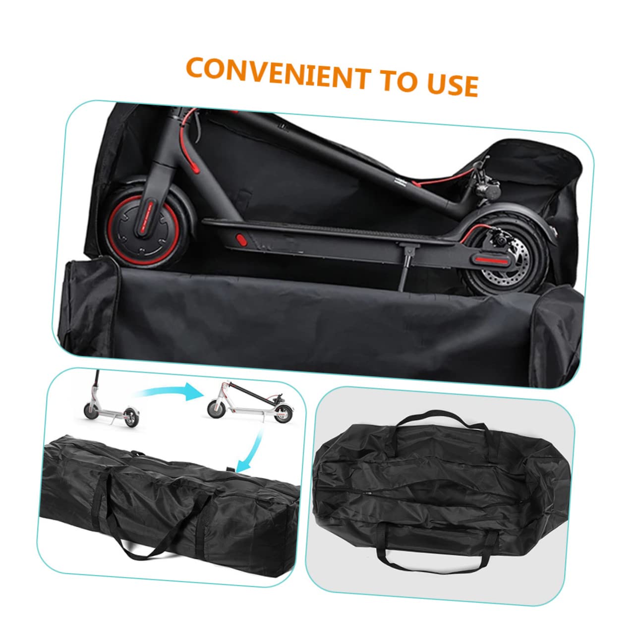 Mipcase Scooter Protector Bag Durable Waterproof Duffle Bag for Scooter Storage Gray