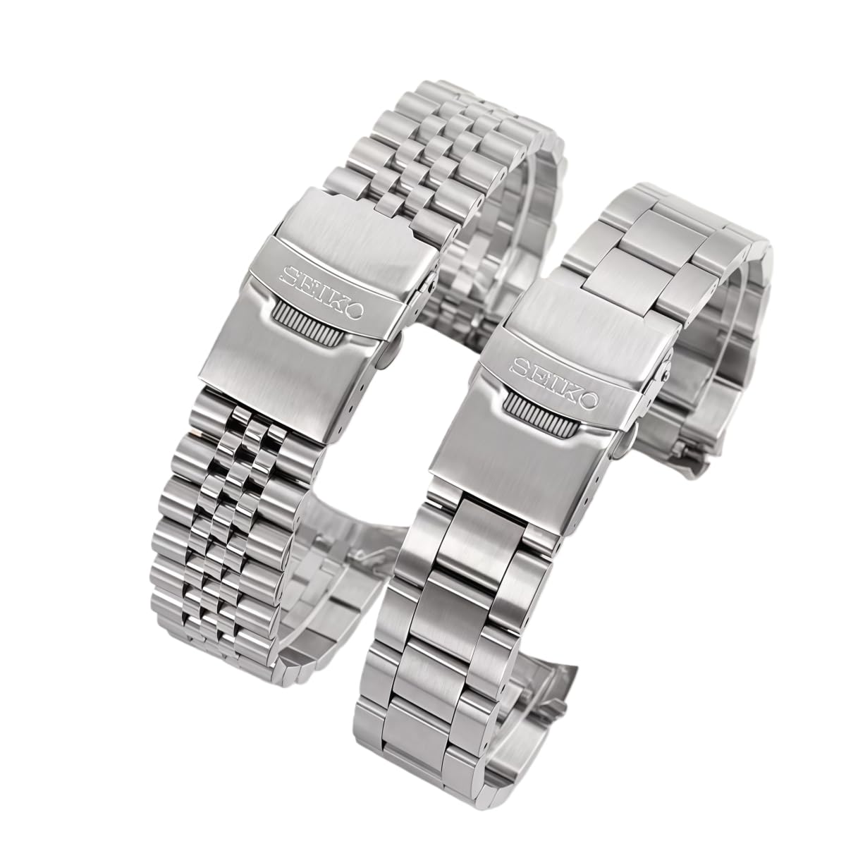 Cinturino Orologio Acciaio Inox Massiccio 19mm 20mm 21mm 22mm Estremità Curve, Bracciale Ricambio Metallo per Seiko SKX007 SKX009