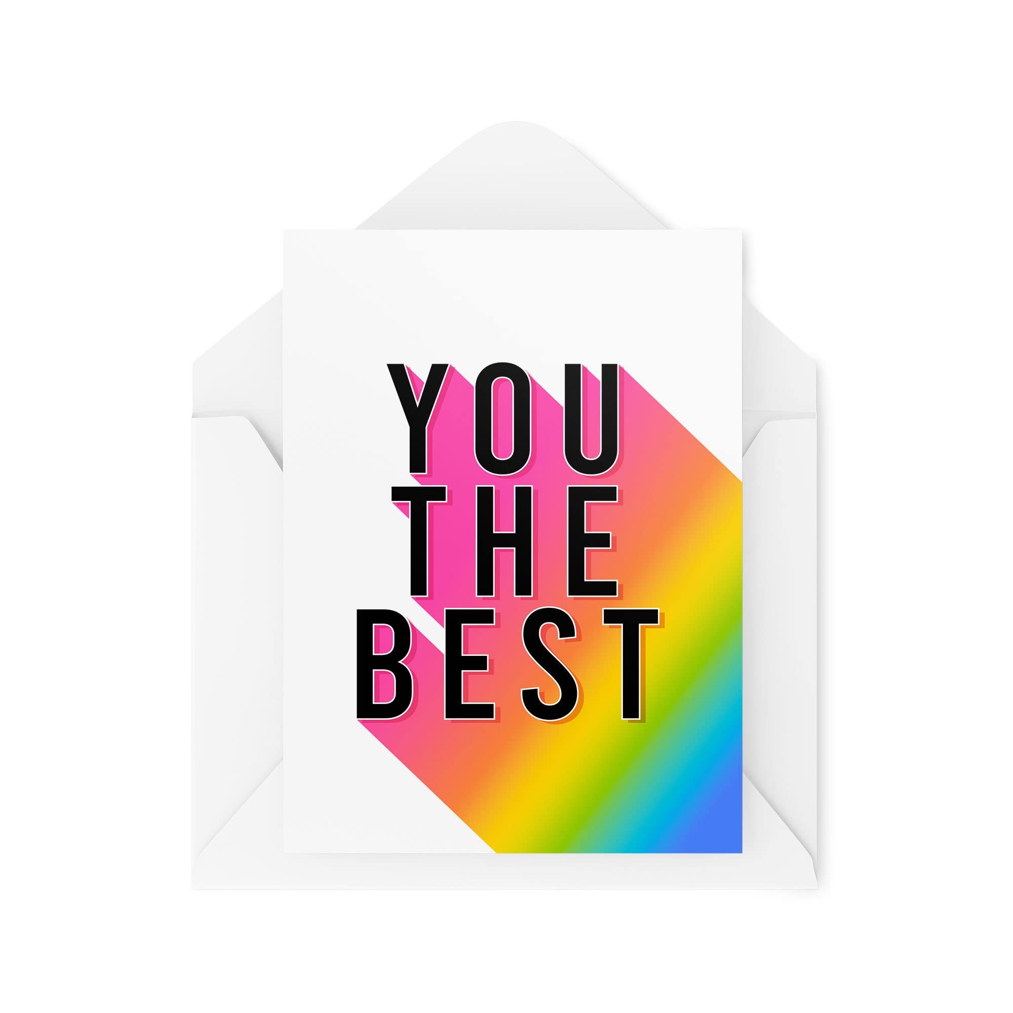 Thank You Cards - You The Best - Supportive Card - Card For Friend - Thanks Cards - Greetings Card - Neighbour Card - Thankful Card CBH1534
