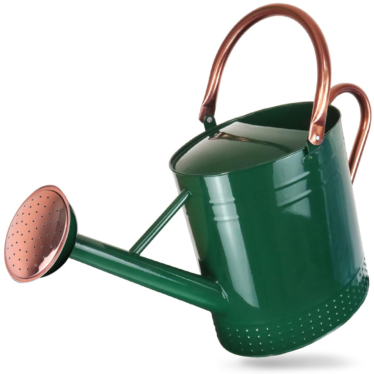 View 1 of [Copper spout cover is missing] Megawodar 2 Gallon Metal Watering Can