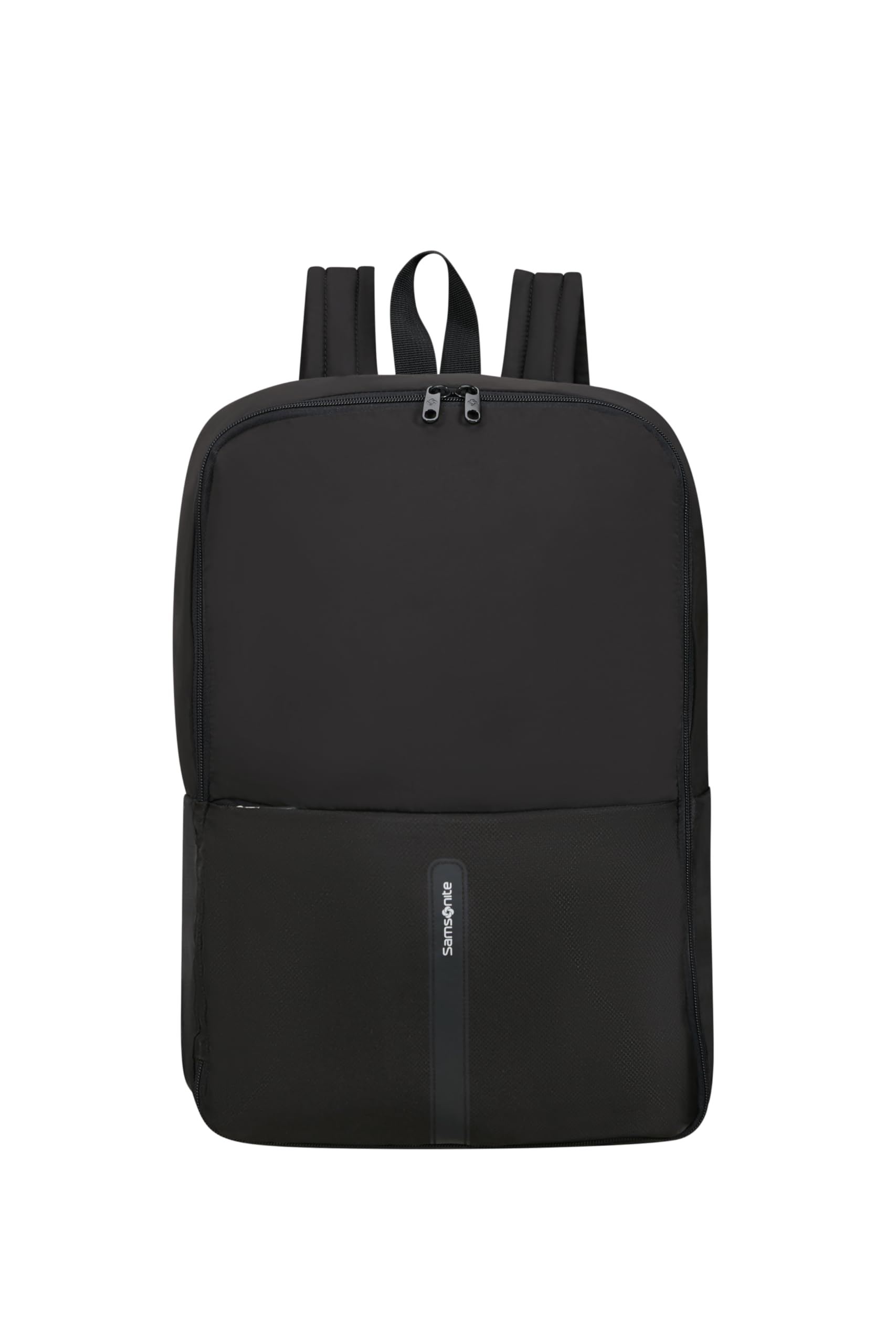 Samsonite TA Revolution - Składany Plecak Kabinowy 45 x 35 x 20 cm, Lekki Bagaż Podręczny dla EasyJet, Odblaskowe Detale, 0.20 KG, Czarny