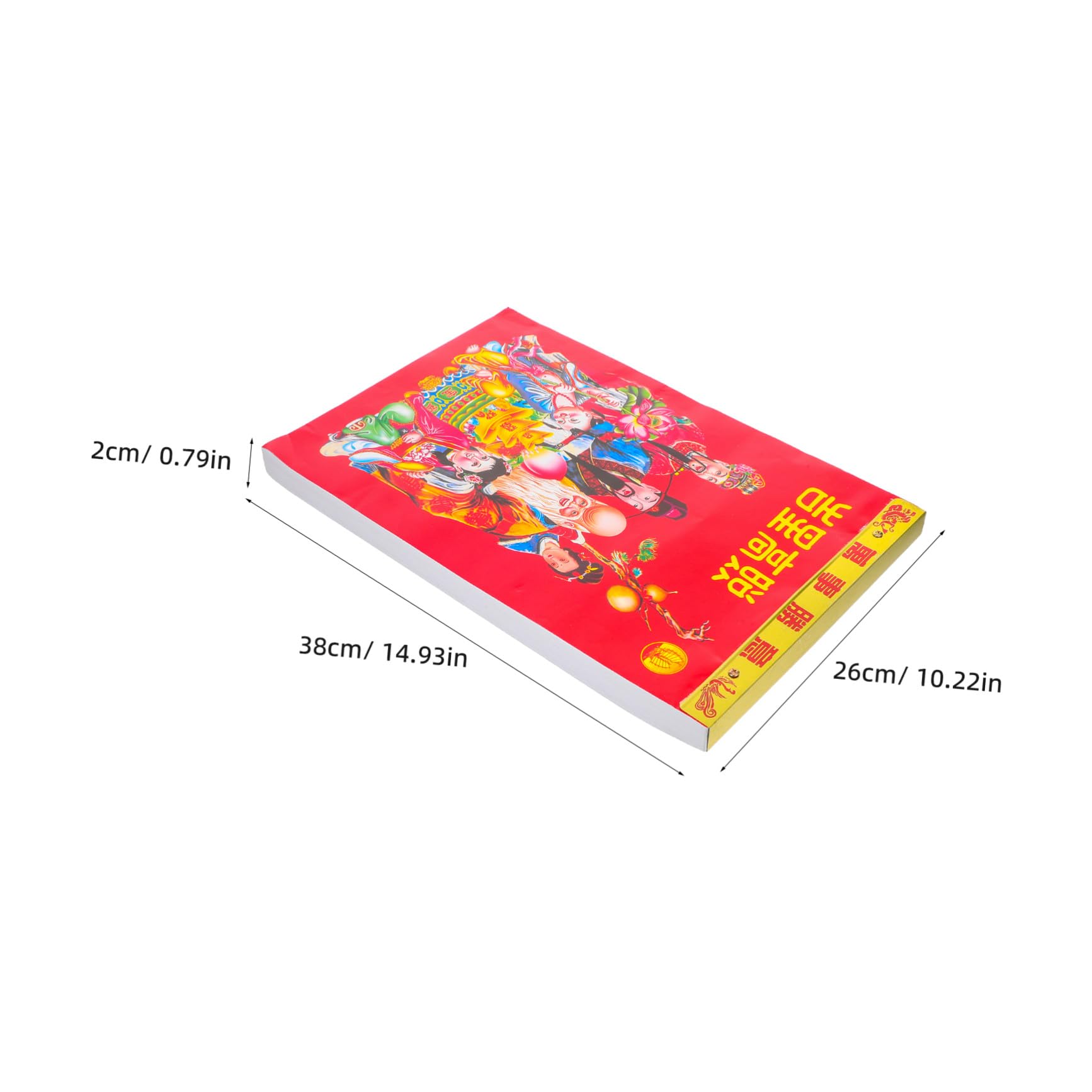 Hemobllo Calendario Cinese Lunare 2026 Anno del Cavallo con Strappo Giornaliero, Carta Elegante, Design Unico per Casa e Ufficio