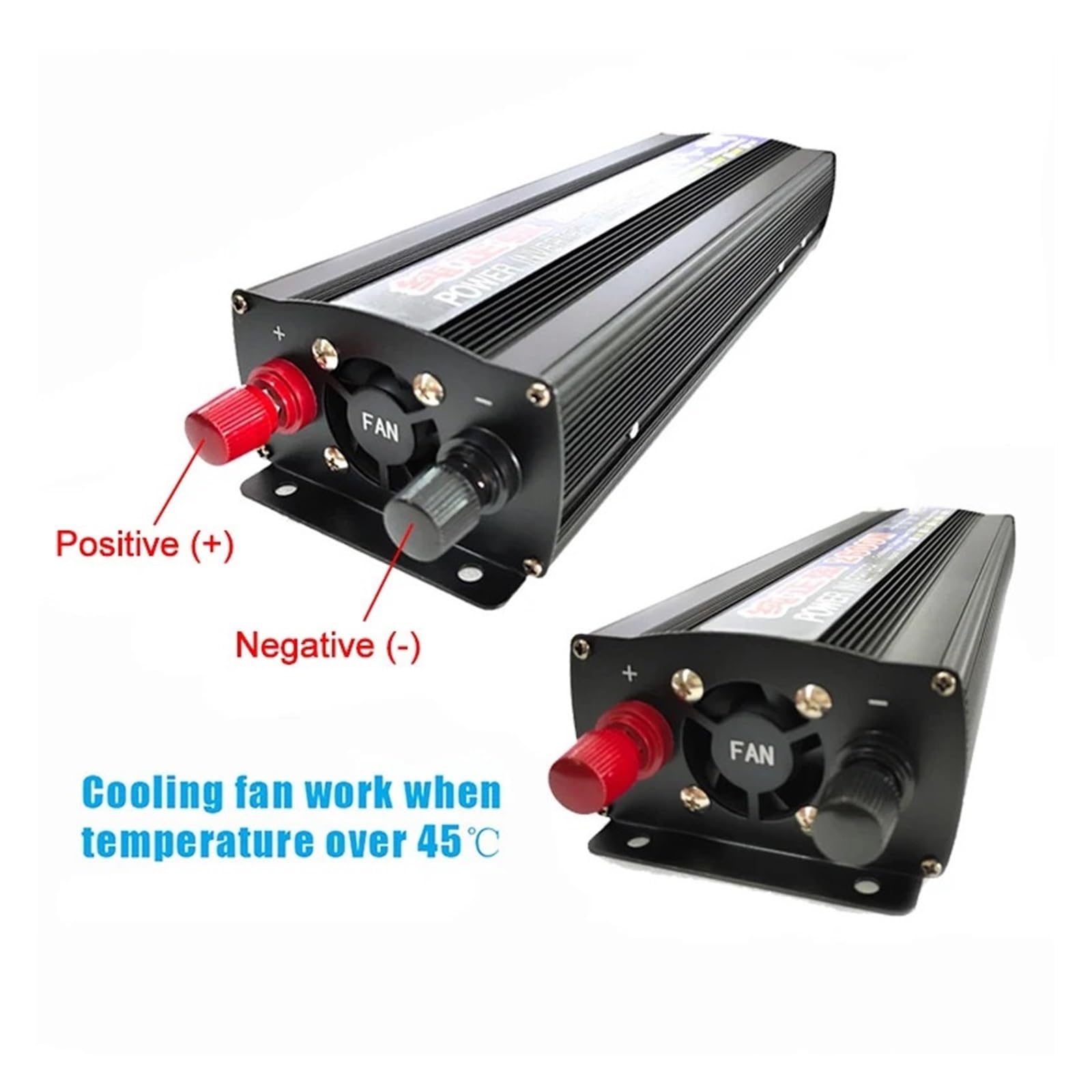 1000 W-2600 W, przetwornica napięcia, 12 V, 24 V, 220 V, przenośna ładowarka, transformator napięcia (24 V, 50 Hz, 220 V (210-230 V))