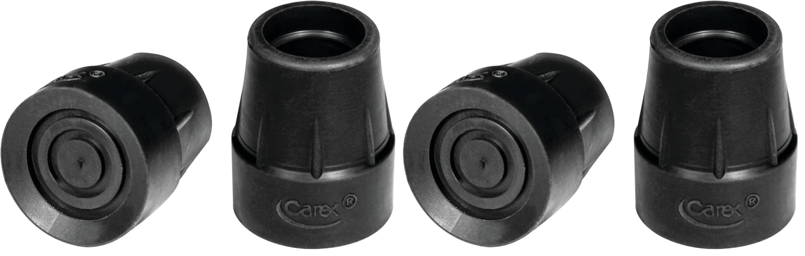 Carex Cane Tip Replacement - Black -5