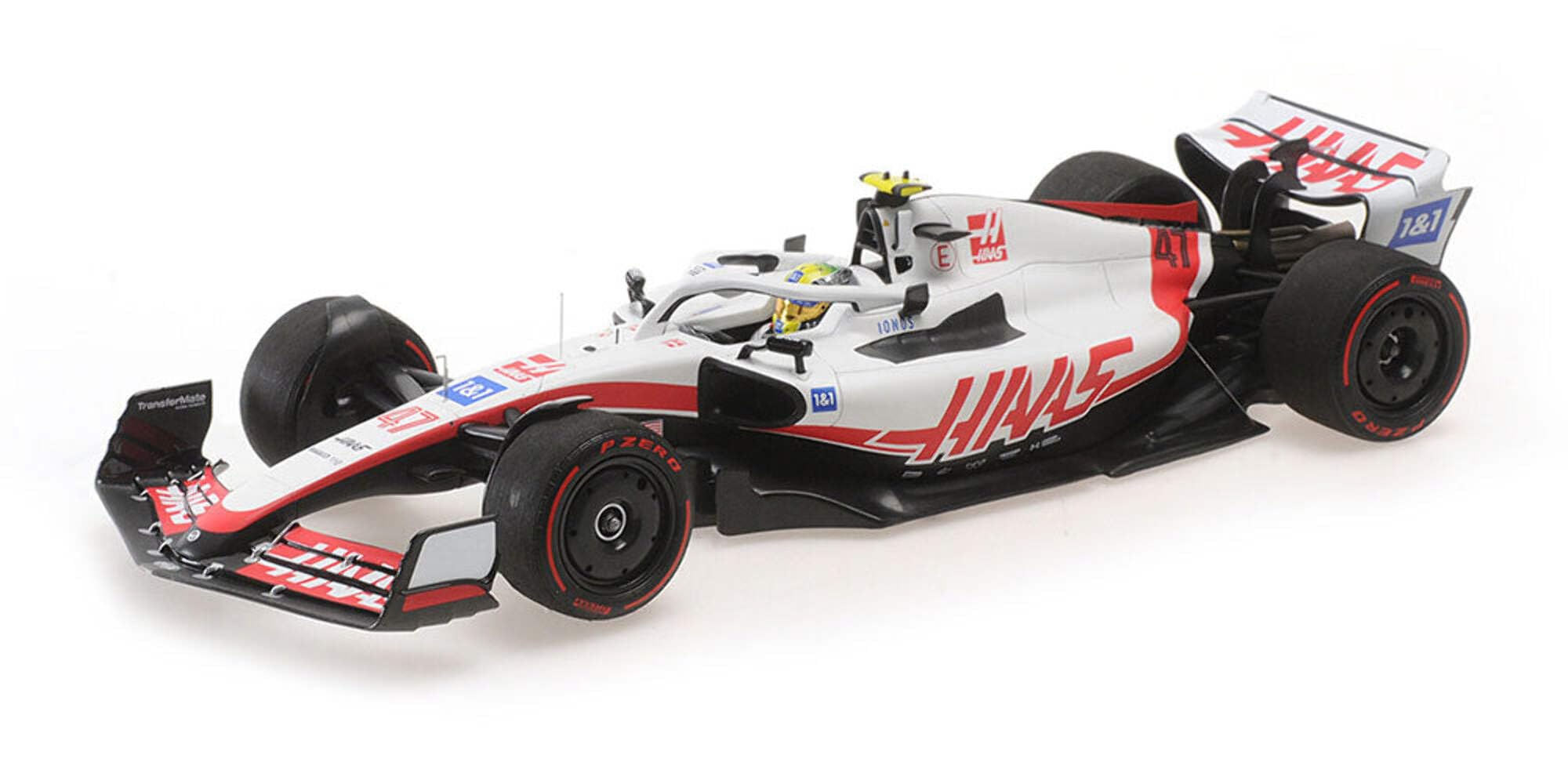 1:18 Minichamps 117220147 Mick Schumacher Haas F1 Team VF-22 Bahrain GP 2022