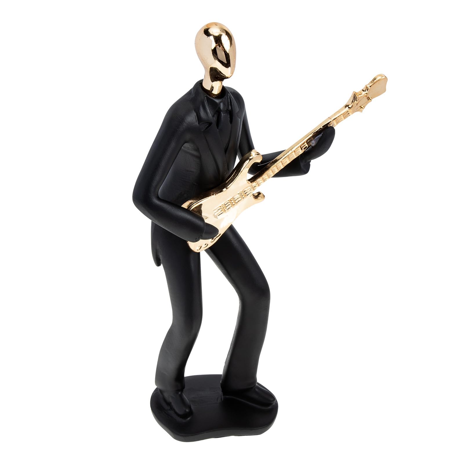 Bassiste Doré en Résine : Idée Cadeau Idéale pour Musicien et Maison