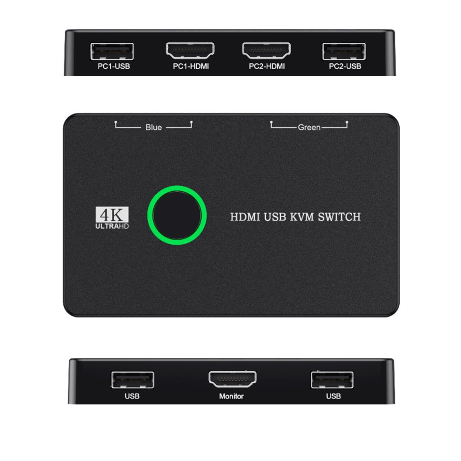 Stacja ładująca USB, Przełącznik USB/HDMI/KVM Do Udostępniania Klawiatury I Myszy Pomiędzy 2 Komputerami