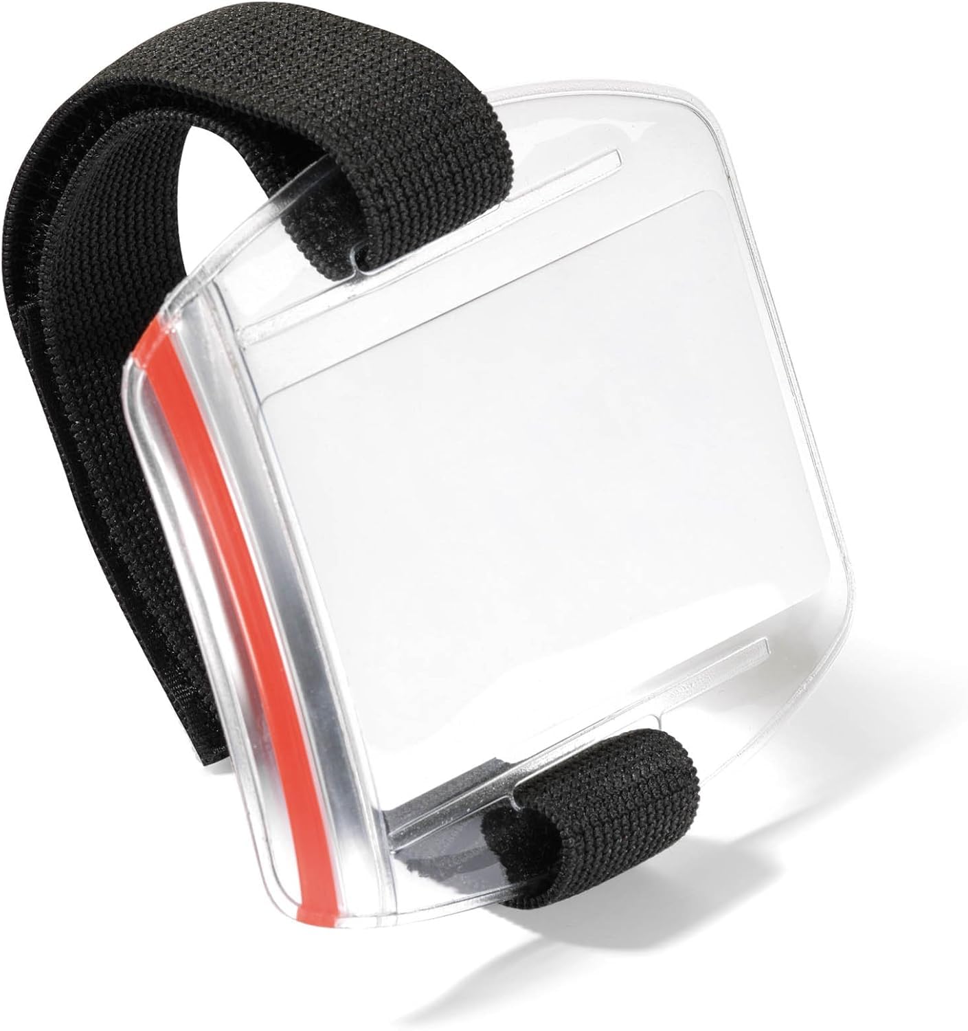 Badgehouder, armband, ID-kaart, verstelbare armband, transparant waterdicht voor bewakers, politie, beveiligingspersoneel en magazijn- en werkplaatspersoneel, hulpverleners