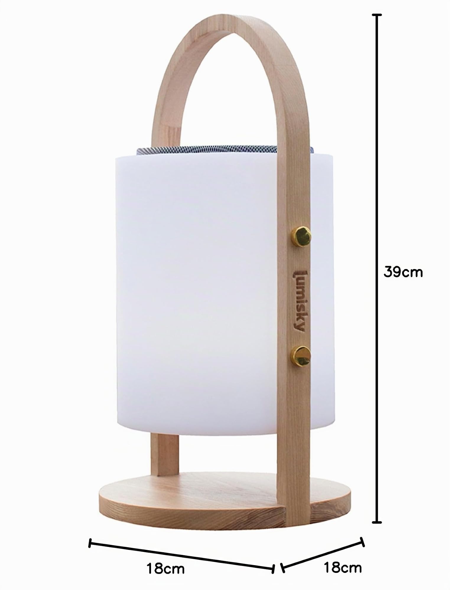 Lampada altoparlante bluetooth senza fili H37CM WOODY PLAY