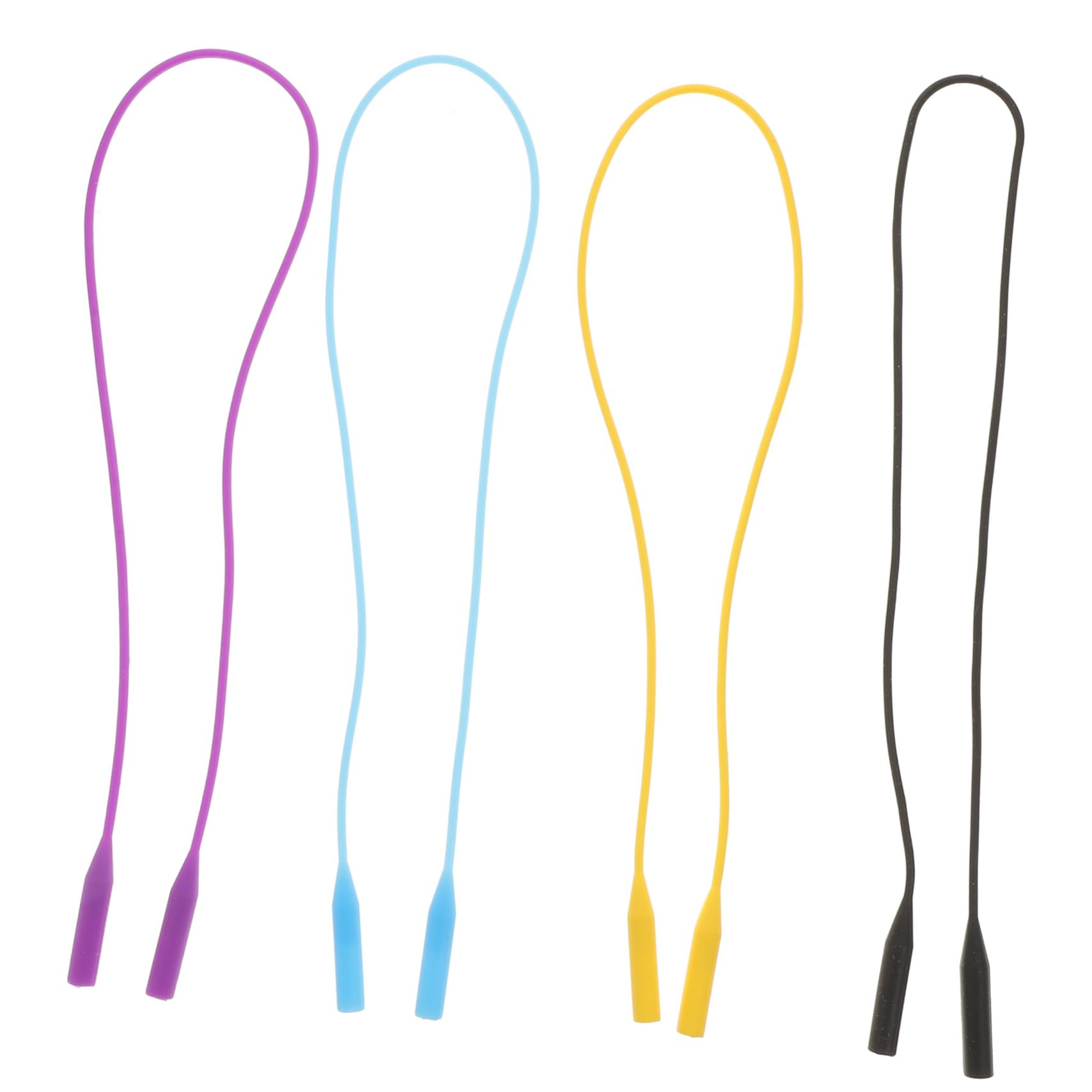 BESTYASH 4pcs Eyeglass Retainer Anti-slip Eyeglass Chains Lanyard Sports Sunglasses for Eyeglass Strap Holder Cord Strap for Glasses Sun Glasses Sunglasses Sports Eye Glasses Sunglass Strap