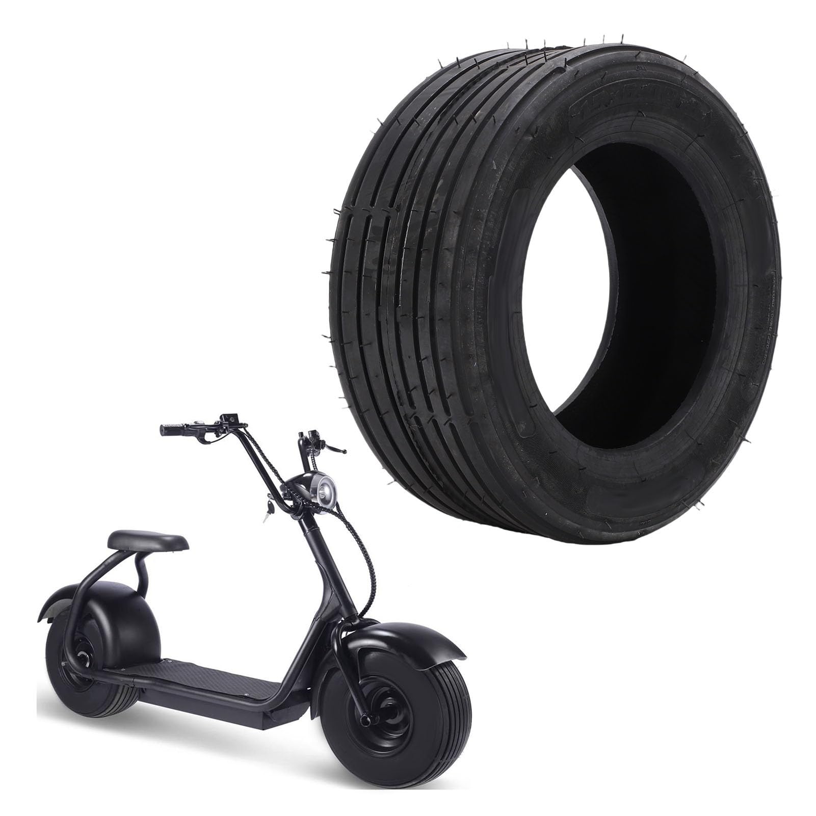 Neumático sin Cámara para Patinete Eléctrico, Cubierta de Rueda