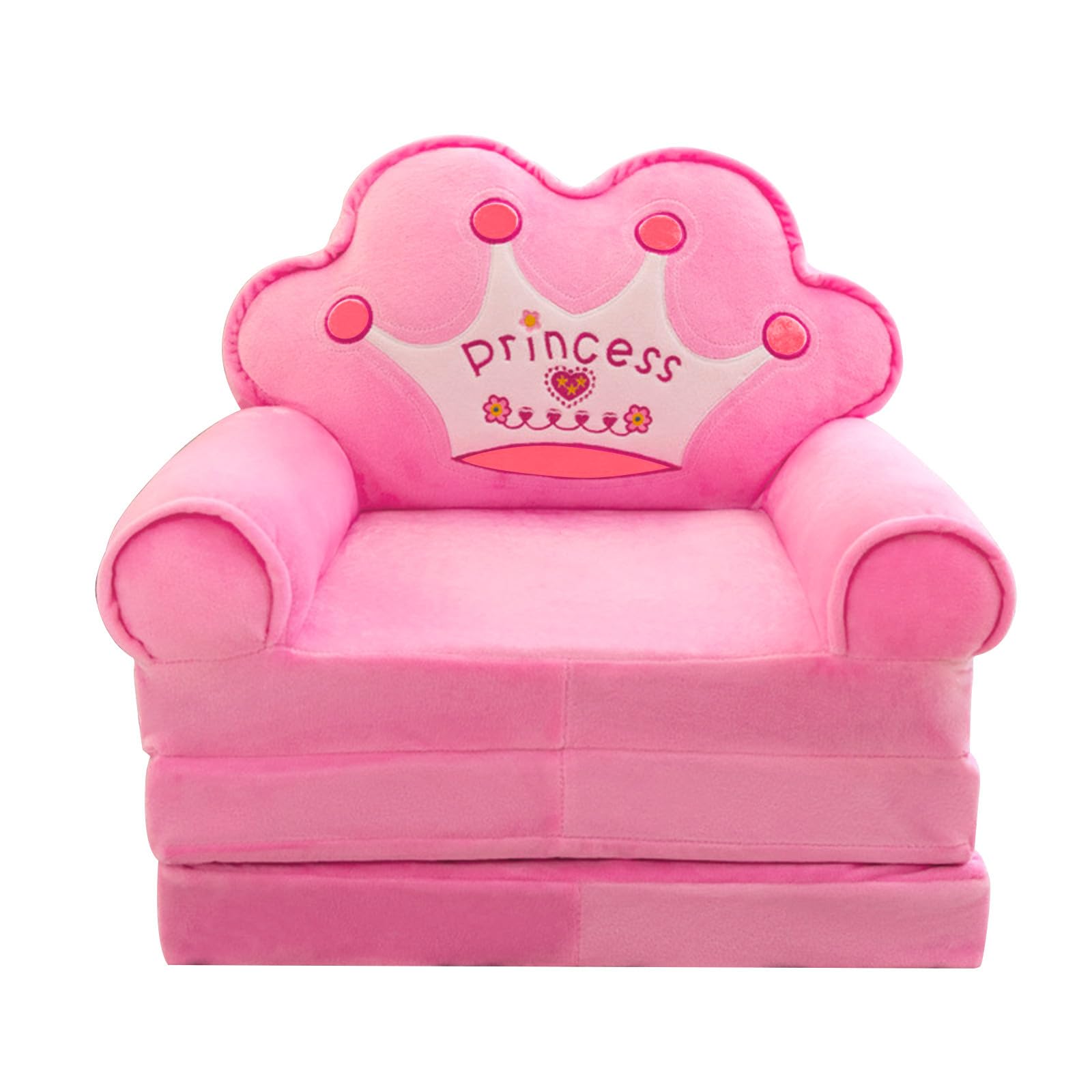Canapé pour enfants pliable en peluche pour coin lecture magique de chambre