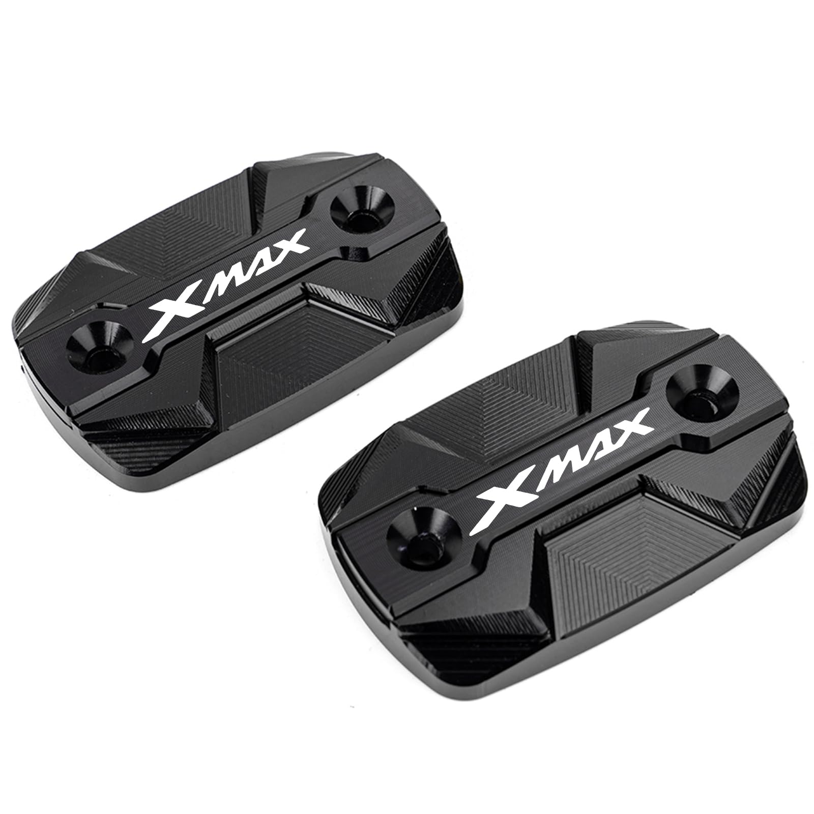 Tappi serbatoi olio freno moto accessori per Yamaha XMAX 125 250 300 X-MAX XMAX250 XMAX300 XMAX125 2018-2024 (Nero)