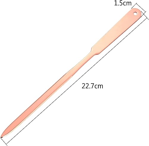Miniatura 2 de Outus Paquete de 2 abridores de cartas, abridor de sobre, cuchillo de mano de acero inoxidable, cortador ligero