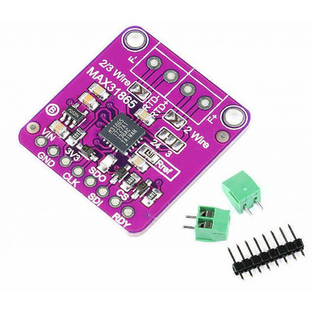Techtonics MAX31865 RTD platinum resistance temperature detector module PT100 to PT1000-image-41