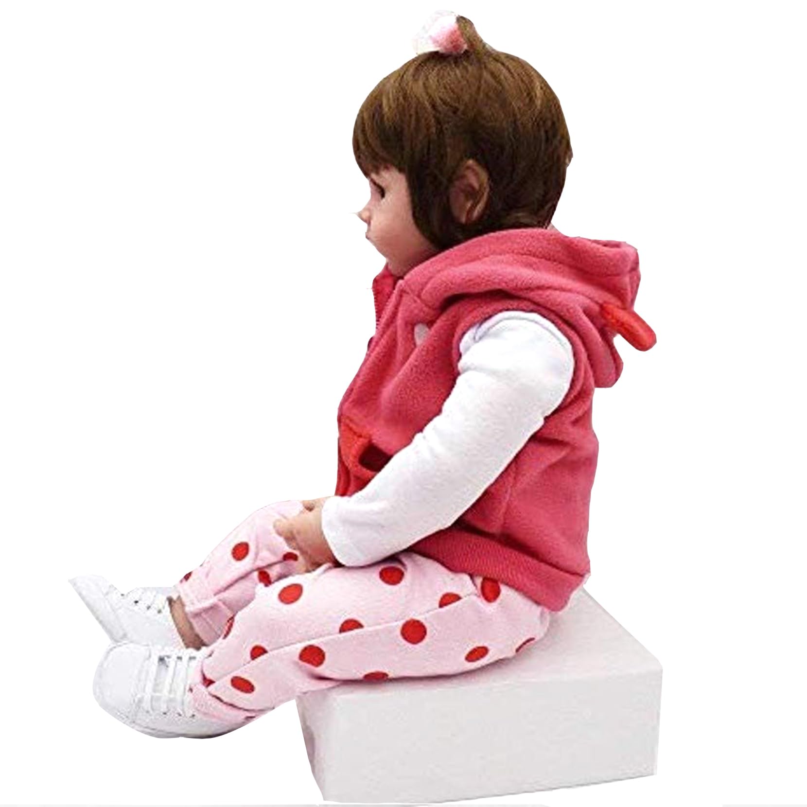 ZIYIUI Bambola Reborn Femmina 18 Pollici 47 Centimetri Realistica in Silicone Morbido Che Sembra Vera - Originale Ragazza