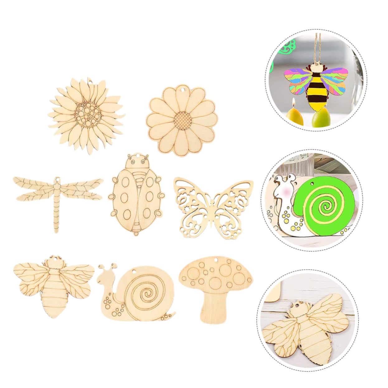 Abaodam 2sets Dibujo Infantil De Astillas De Madera. Espacios En Madera Para Manualidades Recortes De Sin Terminar Rebanadas De Graffiti De Bricolaje Ficha De Grafiti 80pcs*2