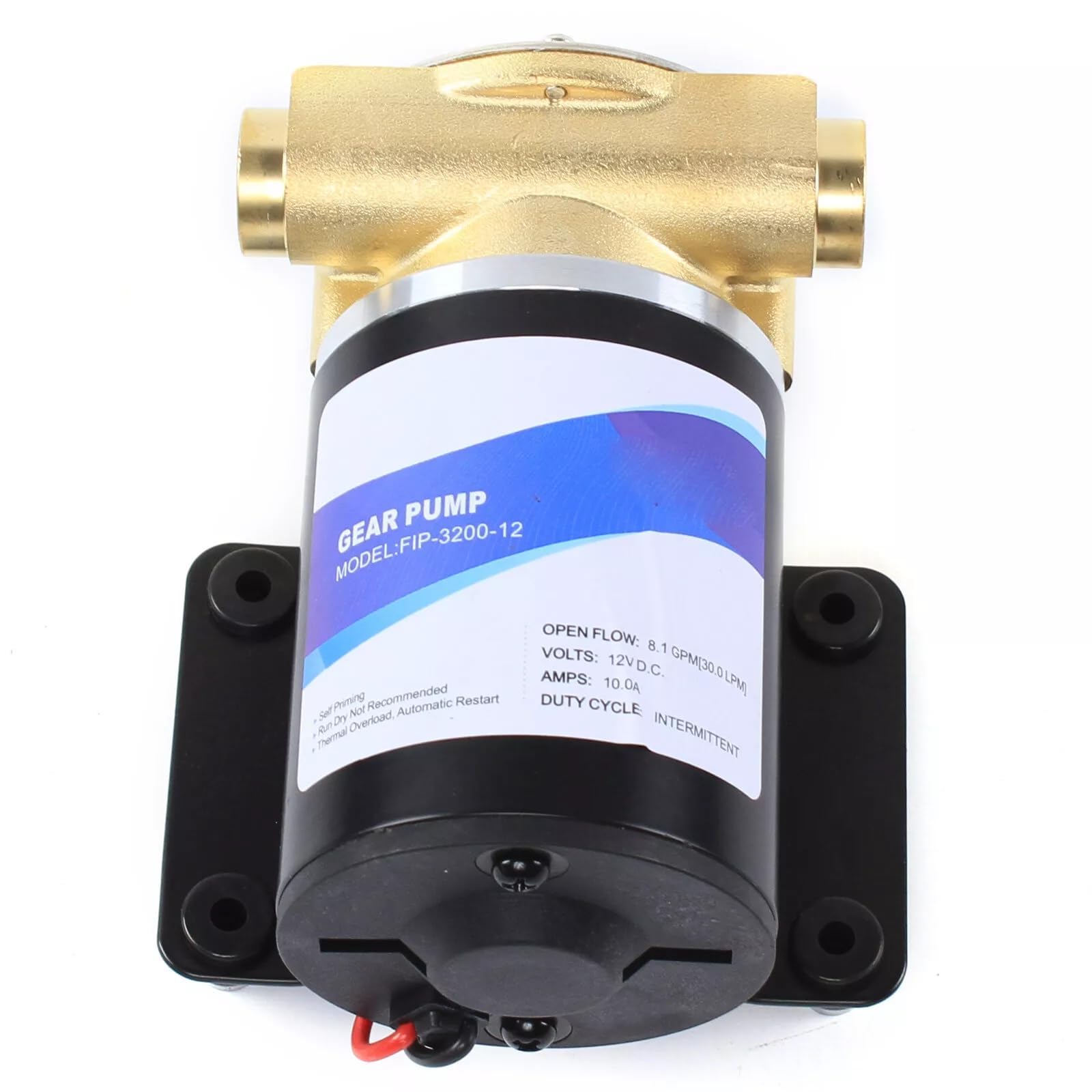 Pompa dell'acqua autoadescante da 120 W, pompa di sentina autoadescante, pompa con girante in rame, adatta a vari compiti di pompaggio e drenaggio nella vita di tutti i giorni, incluso il drenaggio