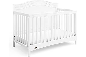 Graco Paris 4-in-1 Graceful Wooden Crib for Long-Lasting Style and Functionality