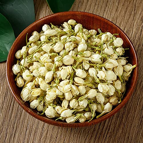 Gift_Source 17.6Oz (500G) Natural Dried Flowers Jasmine Buds, Dry Jasmine Flower Buds Petals Organic Jasmine Dried Flowers Herbs For Tea, Crafts, Bath, Soap Making, Candle Making, Resin, Potpourri #TOP6