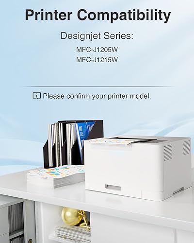 Miniatura 2 de Paquete de 4 cartuchos de tinta LC404 para impresora Brother MFC-J1205W de repuesto para cartuchos de tinta Brother LC 404 LC-404 para impresora