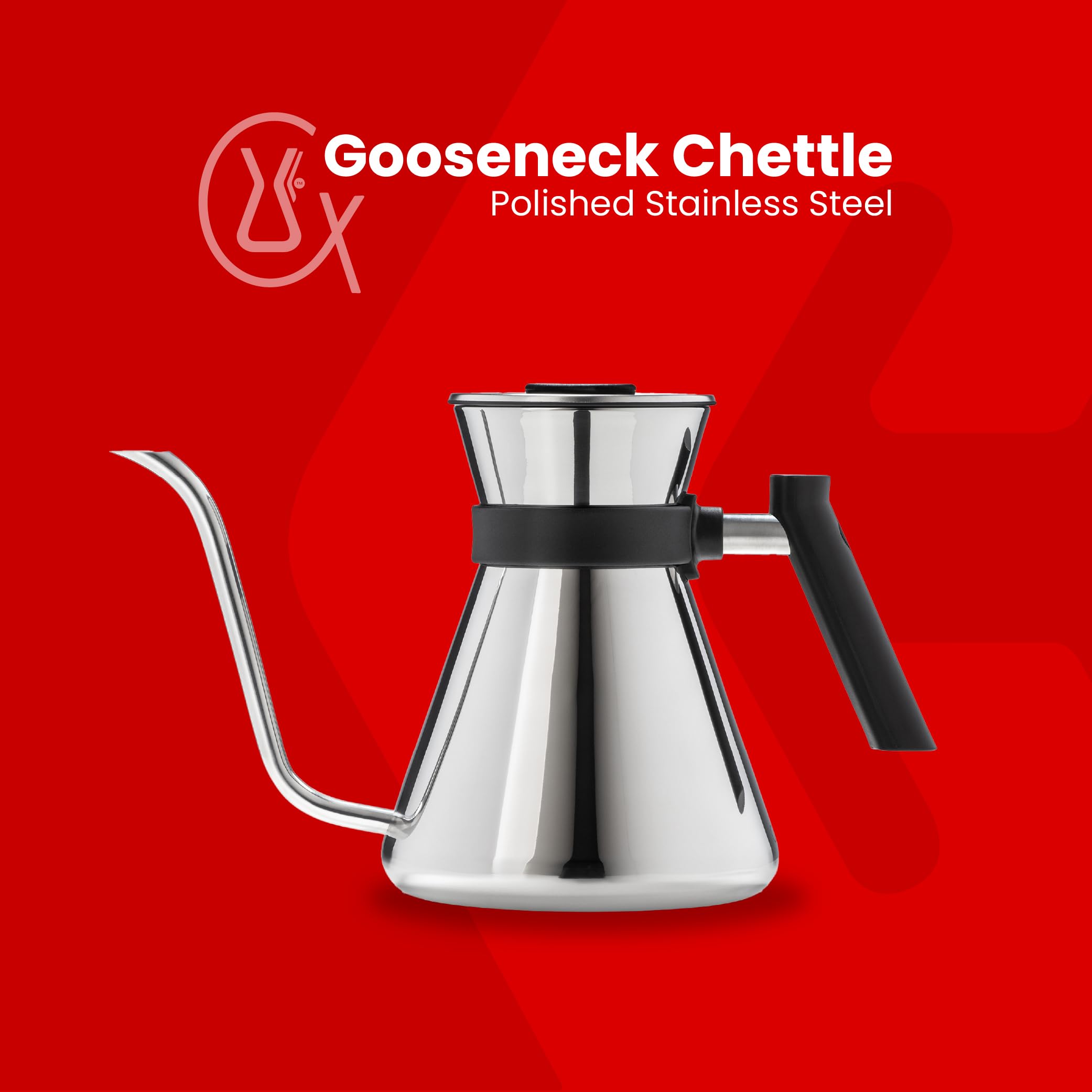 Amazon.com: Chemex - Stainless Steel Gooseneck Chettle - Polished