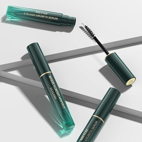Miniatura 7 de BREYLEE - Solución de crecimiento de pestañas dorada pestañas de aspecto más completo y largo suero potenciador de pestañas para pestañas naturales