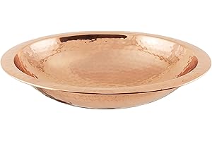 Achla Designs: Enhancing Your Garden's Serenity with a Polished Copper Bird Bath Bowl