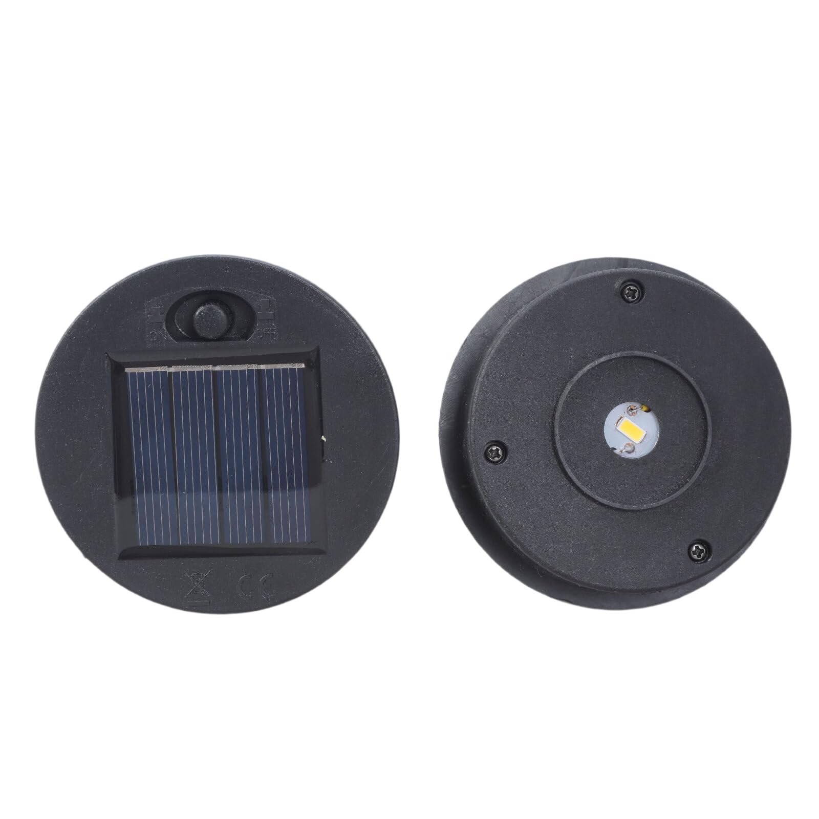 Xjdzineq Of 2 Solar Light Replacement Tops Lighting Accessories Texture for Outdoor Lights Garden Lights Light Repair Component