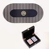 Triton™ Premium Portable Poker Table Mat 10 Player + Triton Premium Poker Playing Cards for Texas Ho