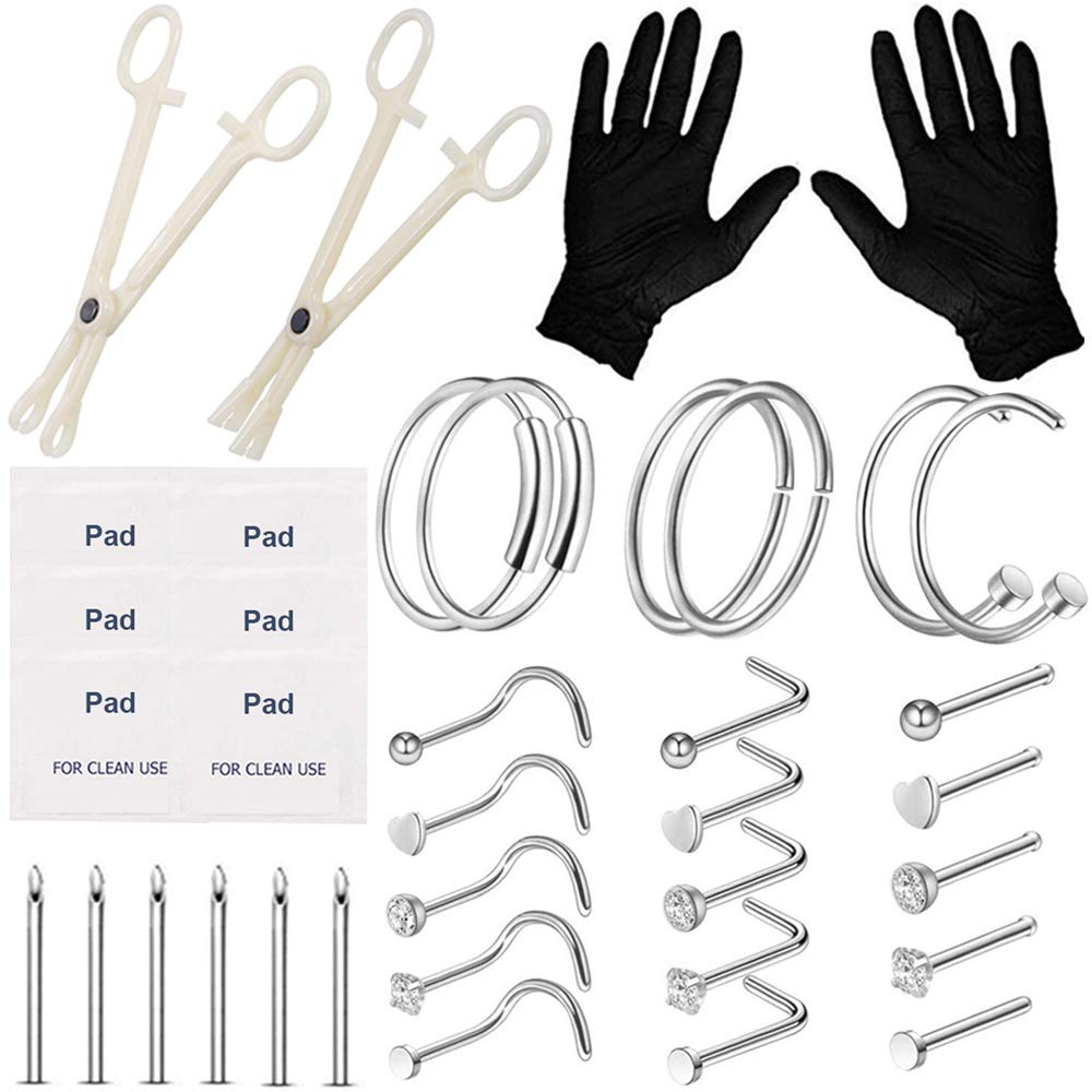 Nose Piercing Kit Beautylu Professional Piercing Kit