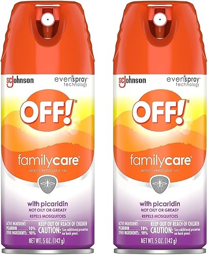 OFF! Family Care - Aerosol de picaridina, 5 onzas (paquete de 2)