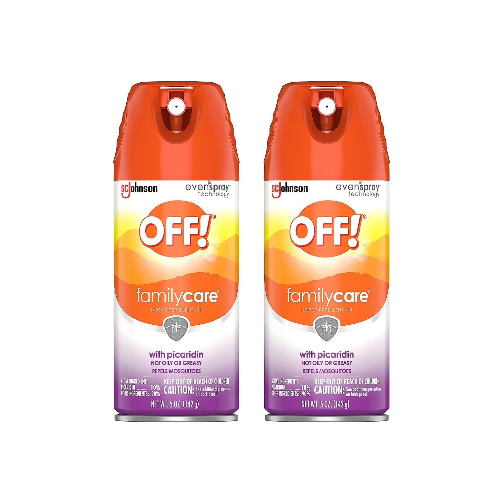 OFF! Family Care Picaridin Aerosol, 5 Ounce (Pack of 2)