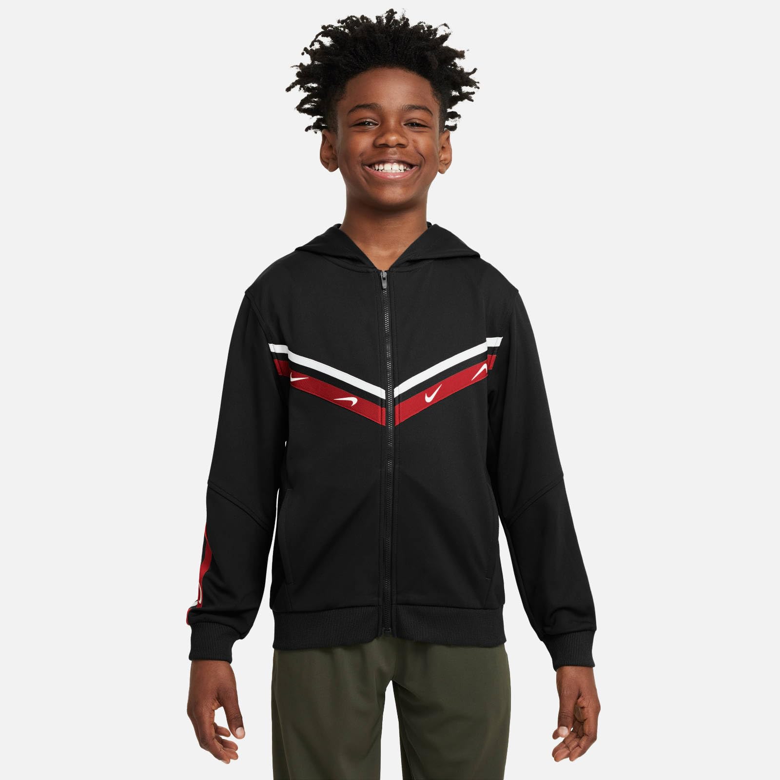 Nike Unisex Kinder K NSW Club+ Poly Fz Hoodie Jacket