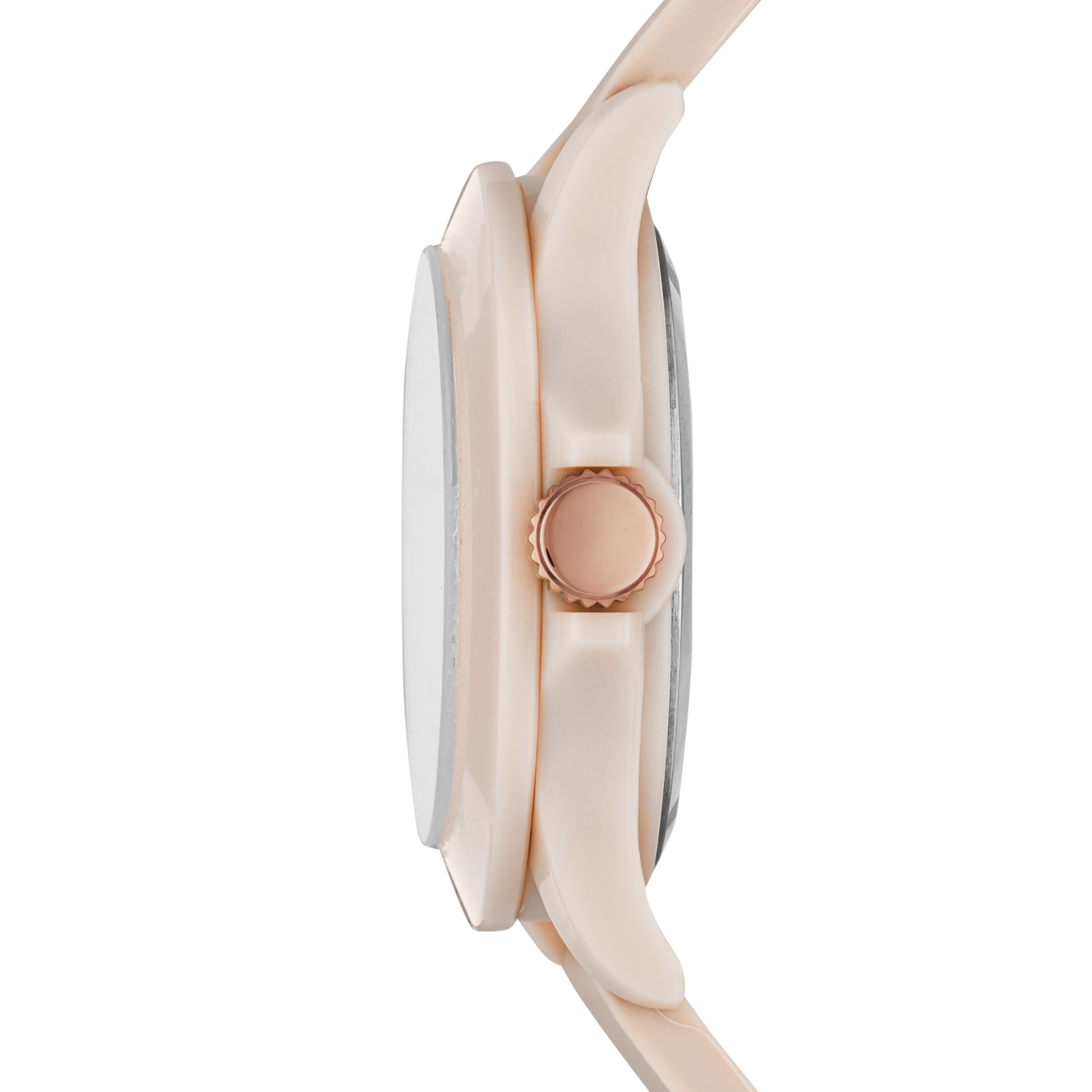 Skechers Rosencrans - Reloj Deportivo Casual de Cuarzo Medio de plástico y Silicona para Mujer, Rosa (Blush), Rosencrans Midsize