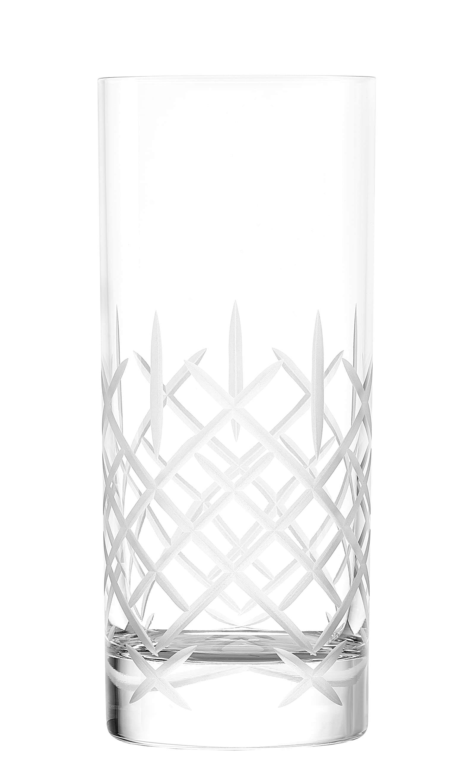 Stölzle Lausitz Juice Glasses New York Bar Club Set of 6 380 ml - Elegant All-Round Glasses for Juice, Water & Cocktails - Water Glasses Made of Lead-Free Crystal Glass - Dishwasher Safe & Shockproof