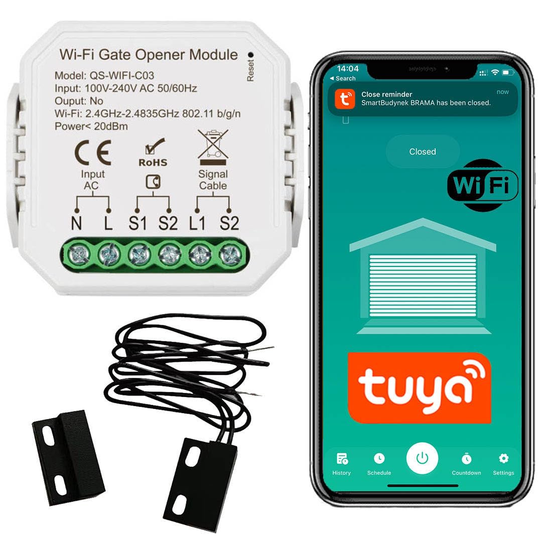 Sterownik do bramy garażowej TUYA WIFI