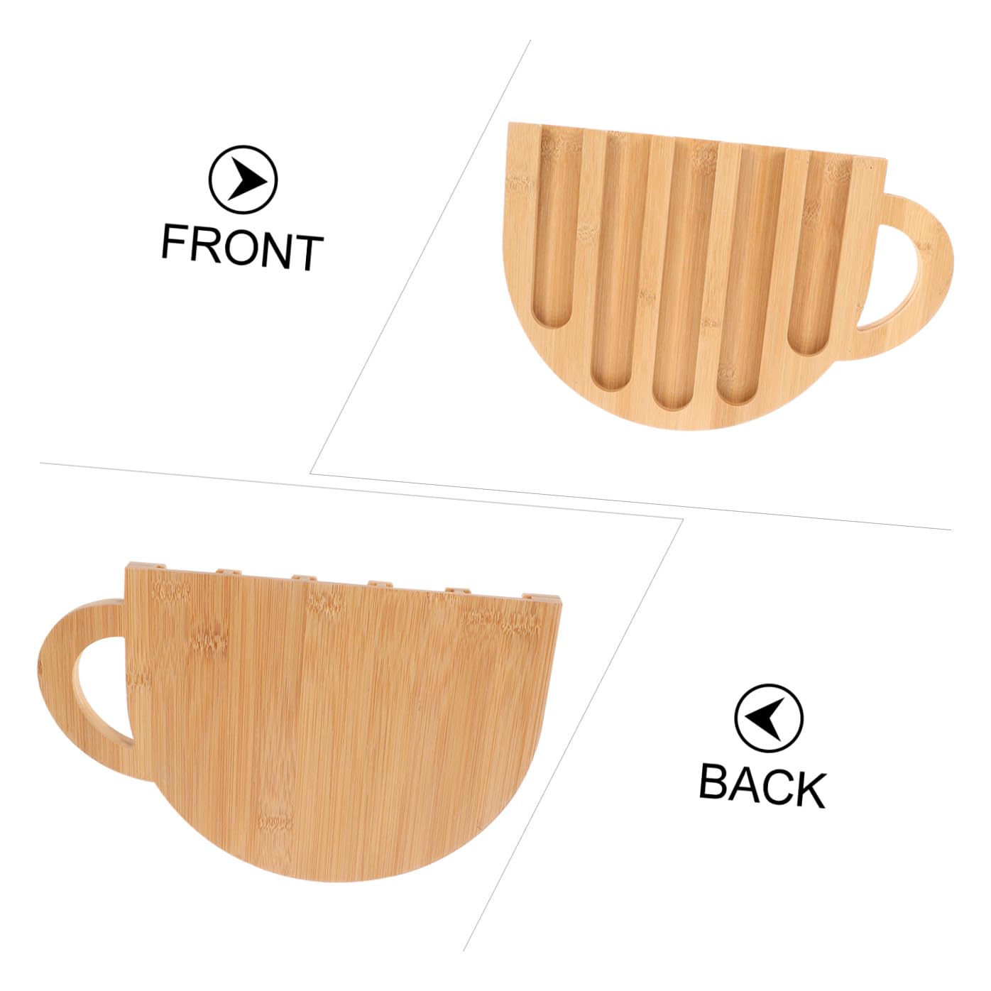 Estante Diseño Taza para Cápsulas de Café de Madera Beige | Organizador Creativo para Oficina y Hogar, Formato Estable y Compacto, Soporte de Exhibición Estilo Original