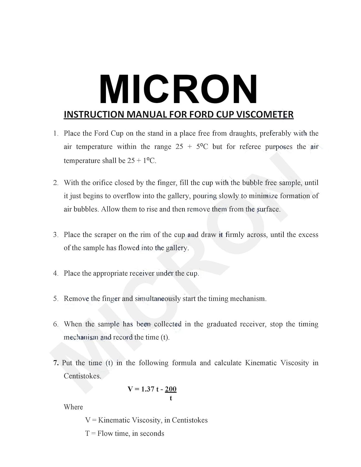 B4 Viscometer | Portable Cup B-4 Liquid Flow Meter Viscometer With Heavy Cast Iron Stand | Viscosity Cup with Stand (Pack of 1) (B4 cup with Stand) - Image 3 thumbnail